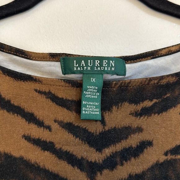 Ralph Lauren Animal Print Top - Picture 2 of 3